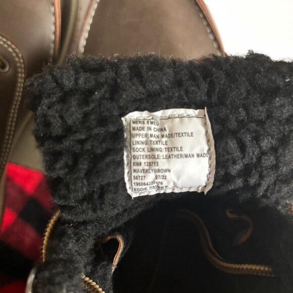Eddie Bauer Brown Winter Men Boots Size 8 Med main image 10